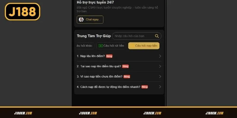 Người chơi khi tham gia sẽ được hỗ trợ 24/7
