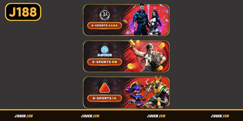 Tìm hiểu sảnh E-Sports hấp dẫn tại J188